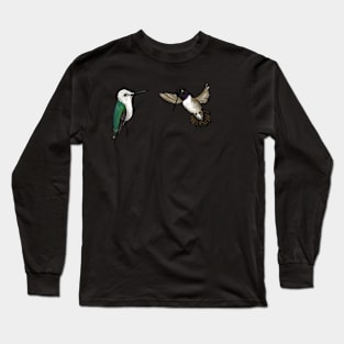 Black-chinned Hummingbirds Long Sleeve T-Shirt